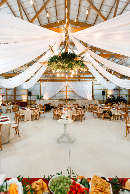 Unbelievablel DIY decor for a rustic barn wedding.